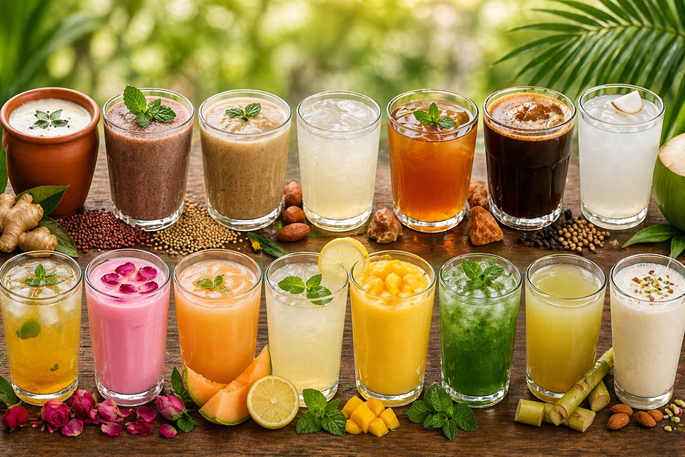 Fresh summar juice drinks