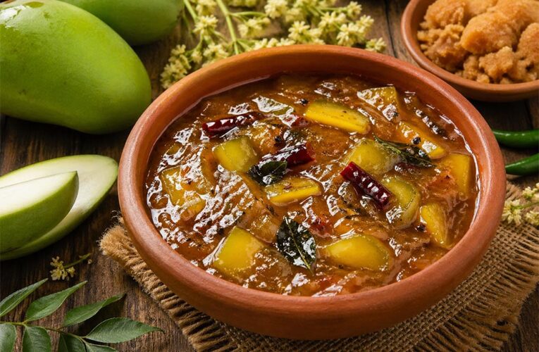 மாங்காய் பச்சடி செய்முறை | Tamil New Year Mango Pachadi Recipe
