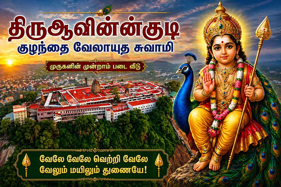 Thiru Avinankudi Kulanthai Velayutha Swami at Palani Hill Murugan Temple